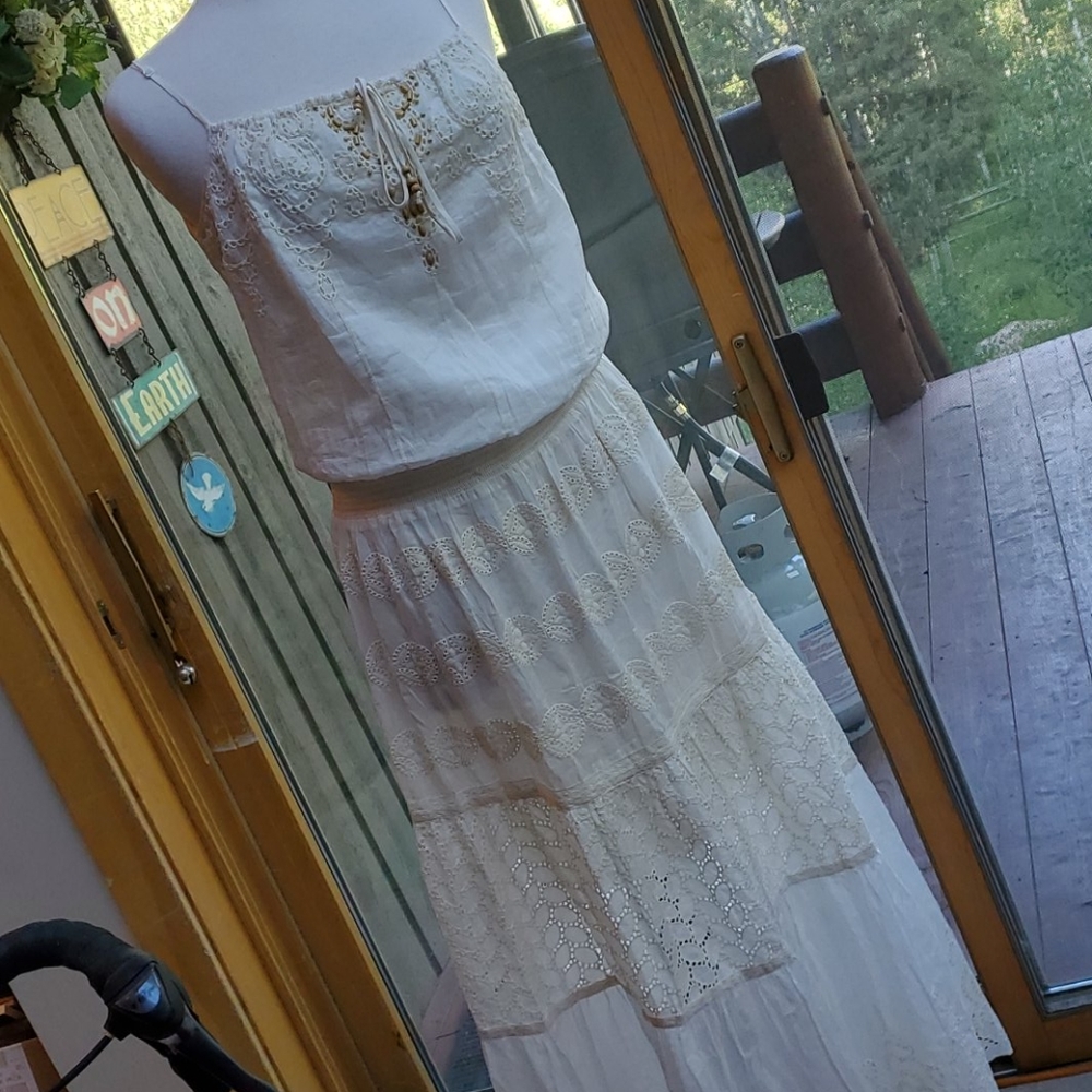 Hale Bob Cabana Livin Easy Cotton Maxi dress